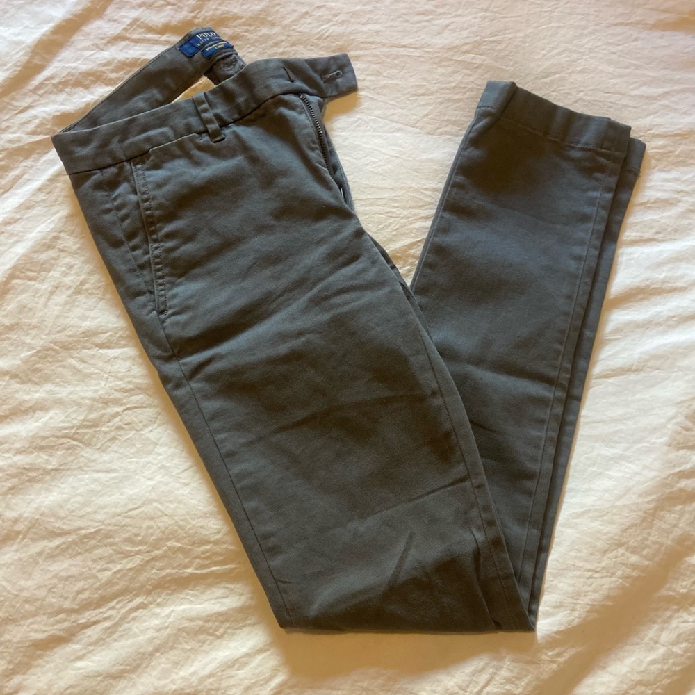 POLO Ralph Lauren Gray Chino Pants Brooke Skinny